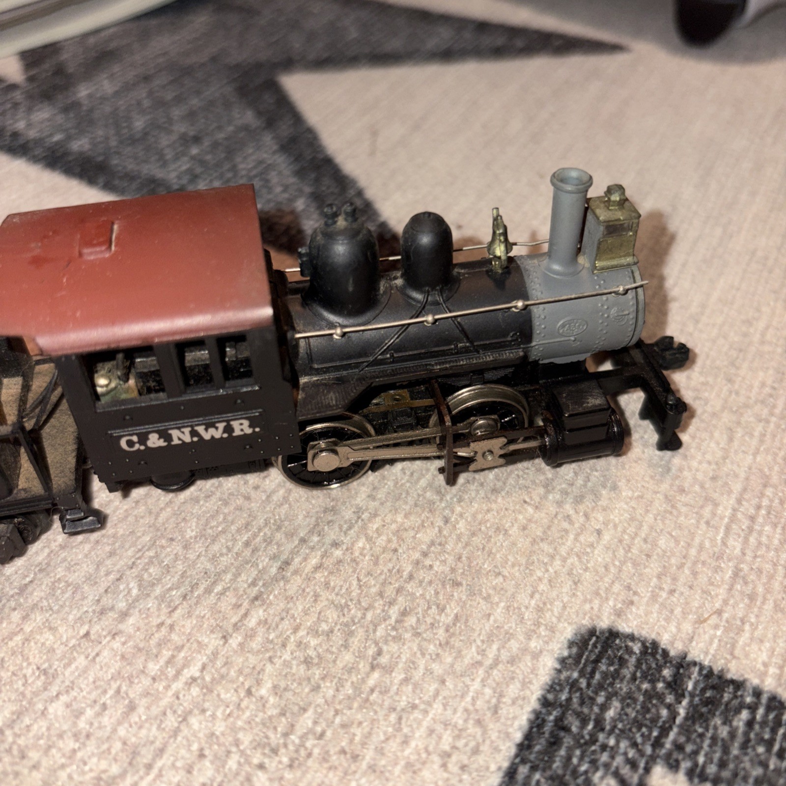 Vintage HO Scale Chicago & North Western C&NW Steam Locomotive & Tender #93