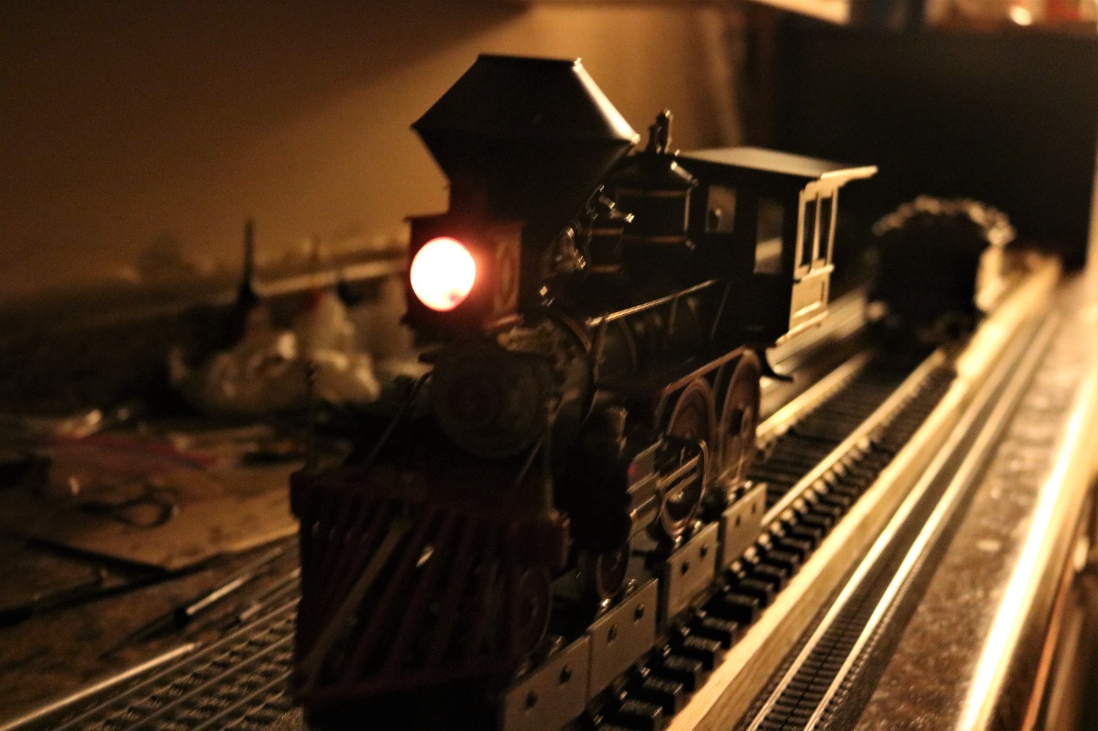 BEAUTIFUL RARE G scale Brass DELTON Southern Pacific Lines SP 4-4-0 #4 -Ser#44