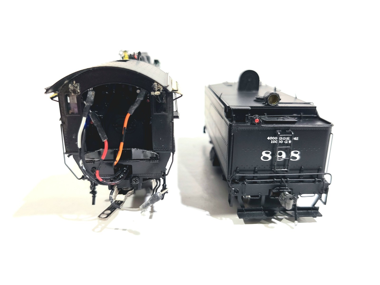 Division Point Boo-Rim AT&SF 2-8-2 Atchison Santa Fe #898 HO Brass #DP-3902 DCC
