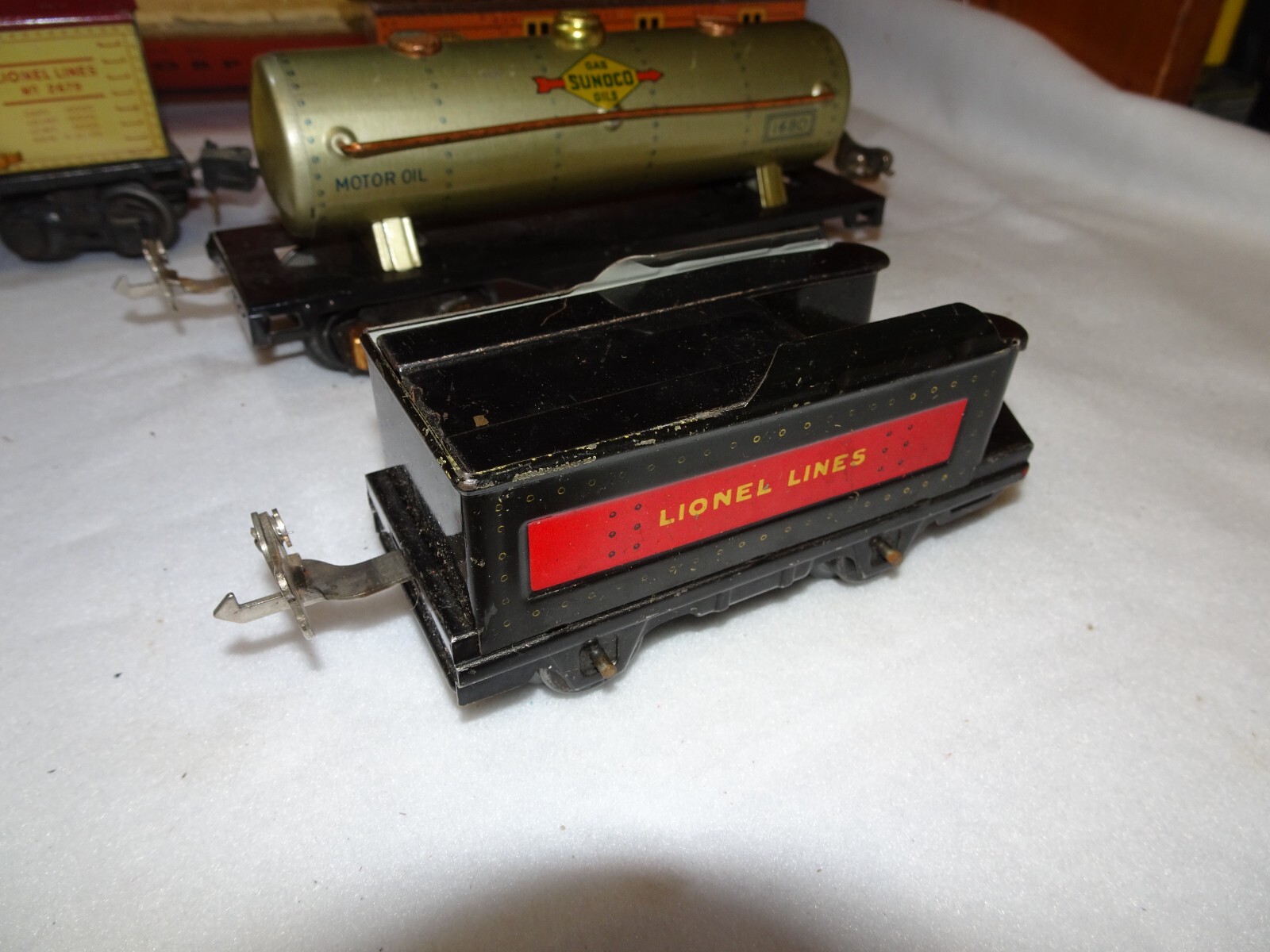 Vintage Lionel JR 1055 Prewar Freight Train Set w’Transformer and RED Loco