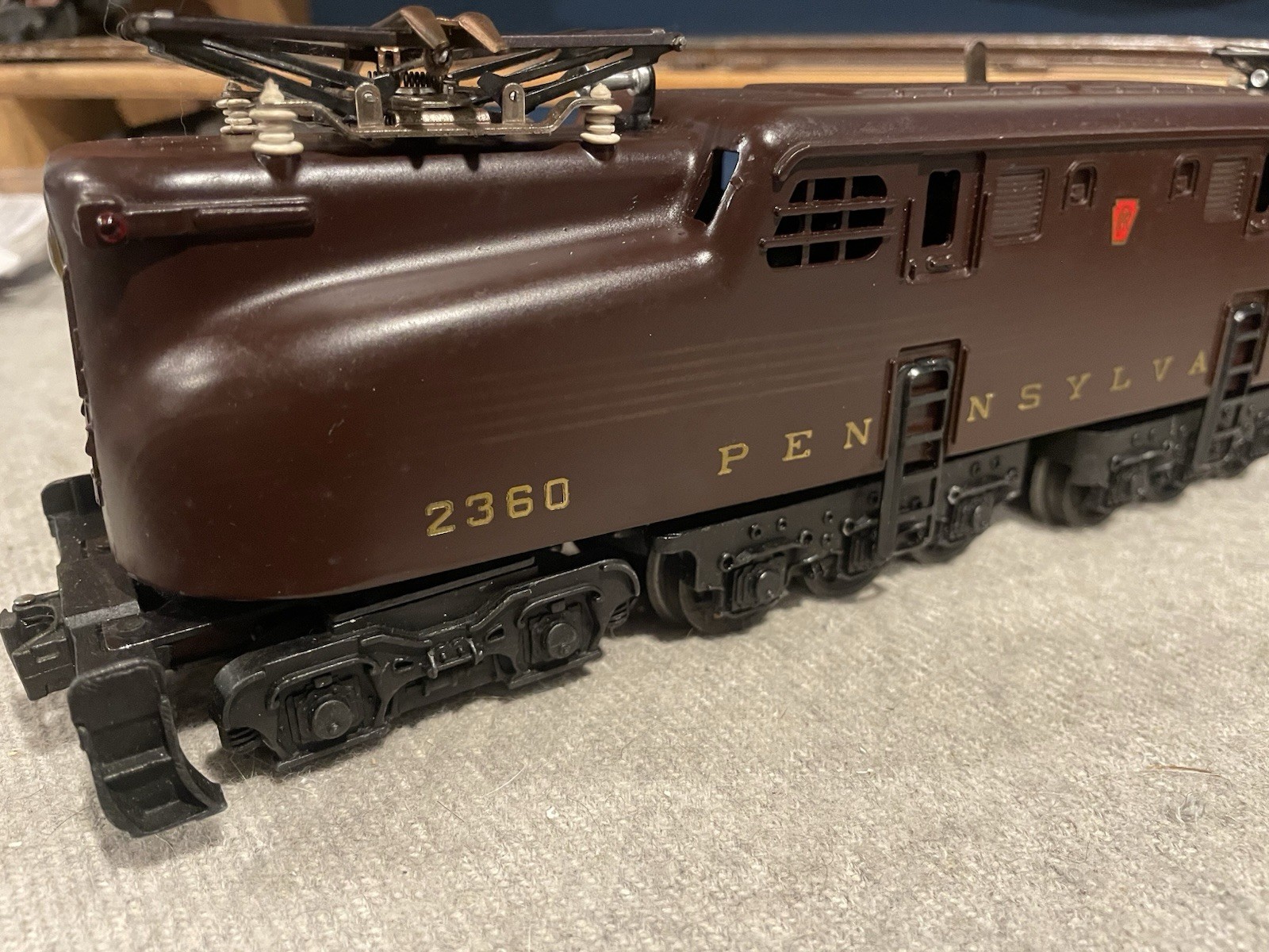 Lionel Postwar 2360 Pennsylvania GG1 Five Stripe Tucson Runs F -N -R