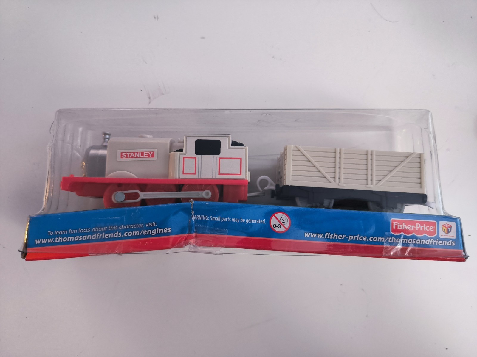 Thomas & Friends 2011 Trackmaster STANLEY Motorized Train Engine, box damaged