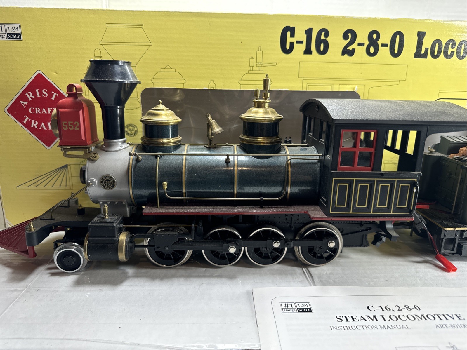 Aristocraft G Scale 2-8-0 C-16 Colorado And Southern Steam Locomotive #80208