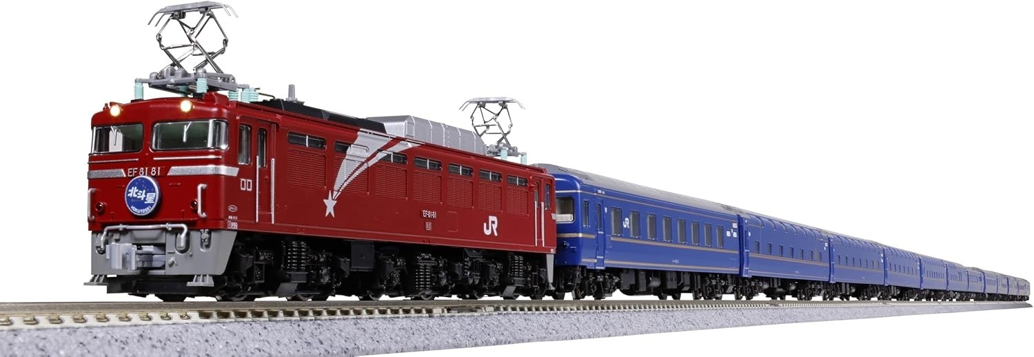 KATO N Gauge Scale 24 series Hokutosei Deluxe 6 car Railroad Models Japan TR13
