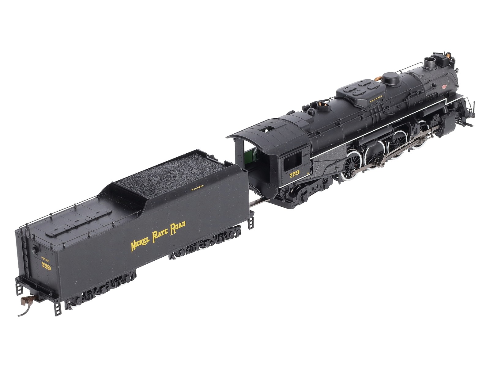 Bachmann 52404 HO Nickel Plate 2-8-4 Berkshire Steam Loco & Tender w/Sound & DCC