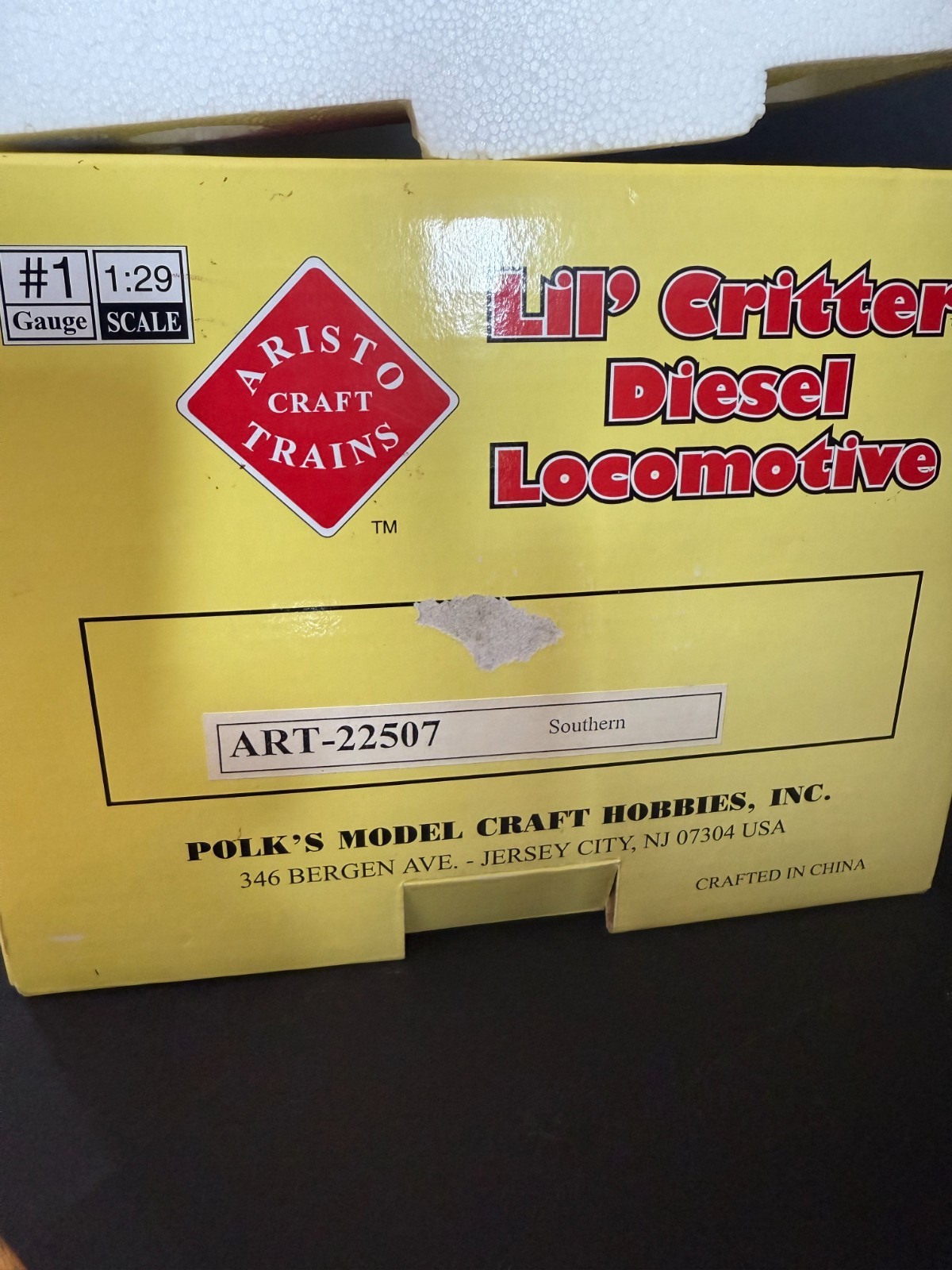 ARISTO CRAFT TRAINS LIL’ CRITTER DIESEL LOCOMOTIVE 200 ART 22507 G GAUGE