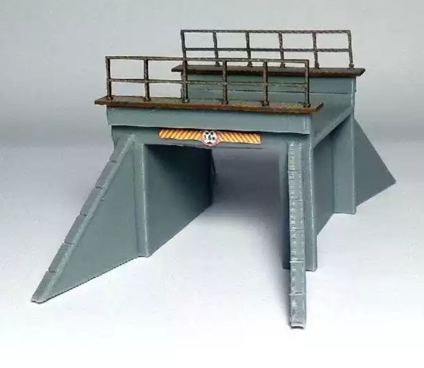 HO Scale1/87 Architectural Scene Train Model Railway Culvert Assemble Model Gift