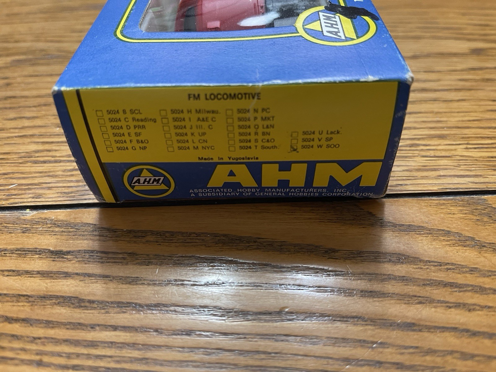 AHM HO SOO Line Locomotive #2503-A – Railroad Train Loco 5024 W SOO Free Ship
