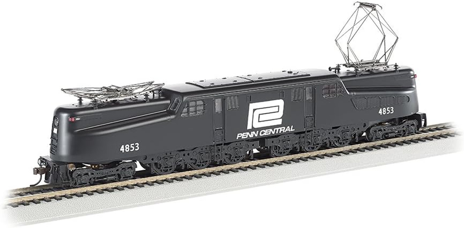 Industries GG1 Electric DCC Sound Value Locomotive Penn Central Black with White
