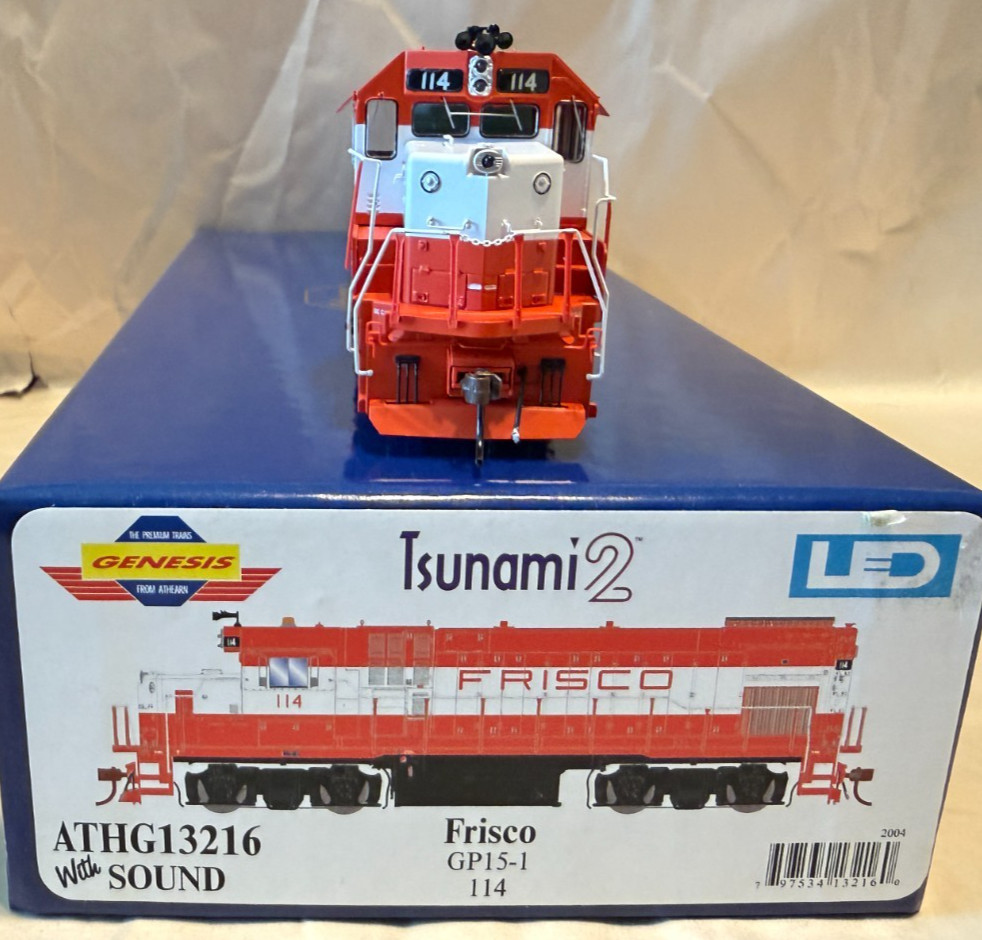 Athearn Genesis HO Scale Frisco GP15-1 with DCC & Sound