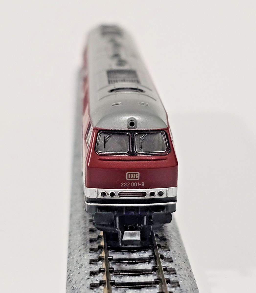 N SCALE ROCO #23268 EUROPEAN DIESEL LOCOMOTIVE DB 232 001-8 AUSTRIA TESTED VIDEO