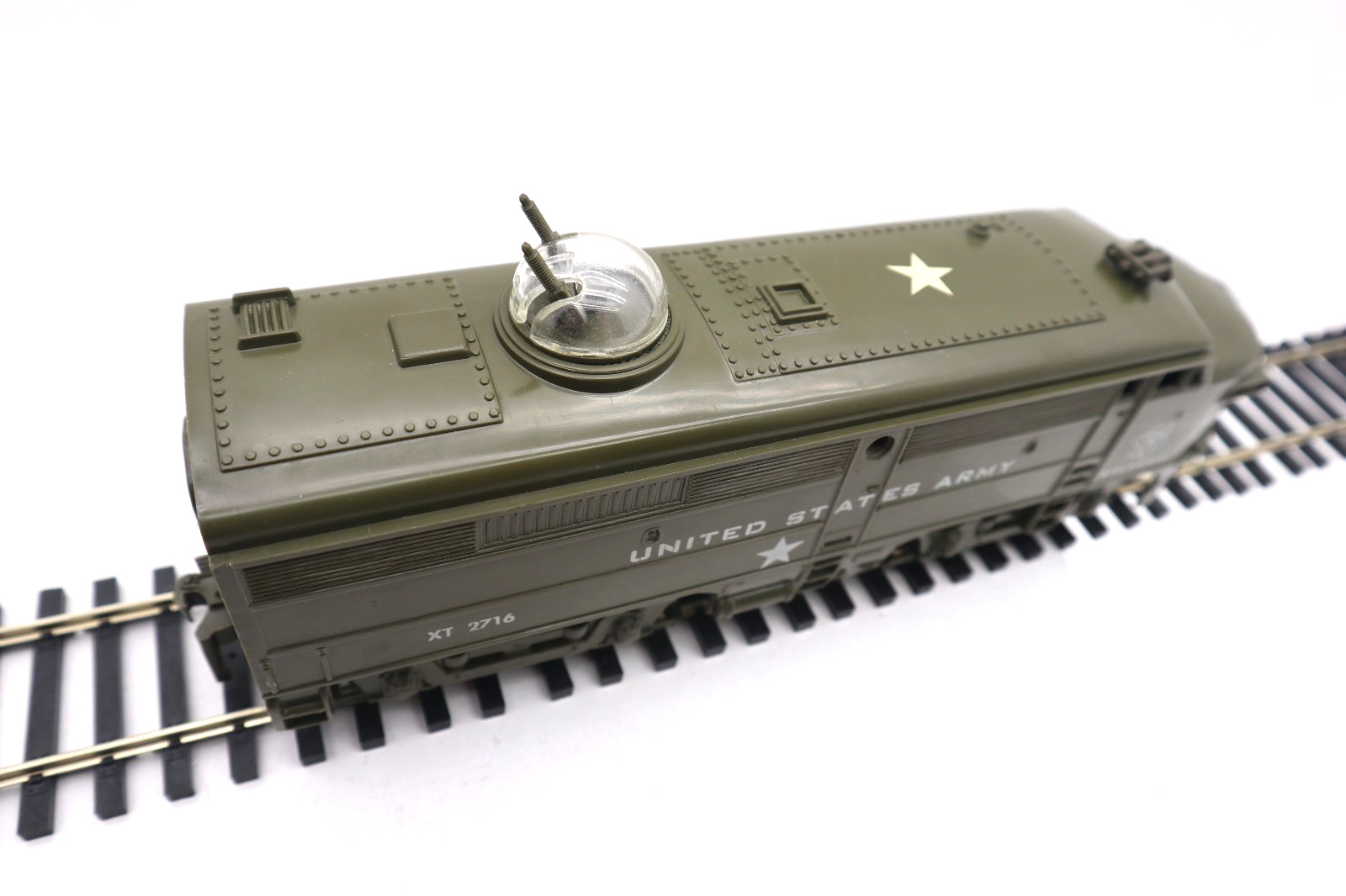 KMT Kusan Auburn 2716, O, 2 Rail, U. S. Army Alco Diesel Locomotive, C-7 EX