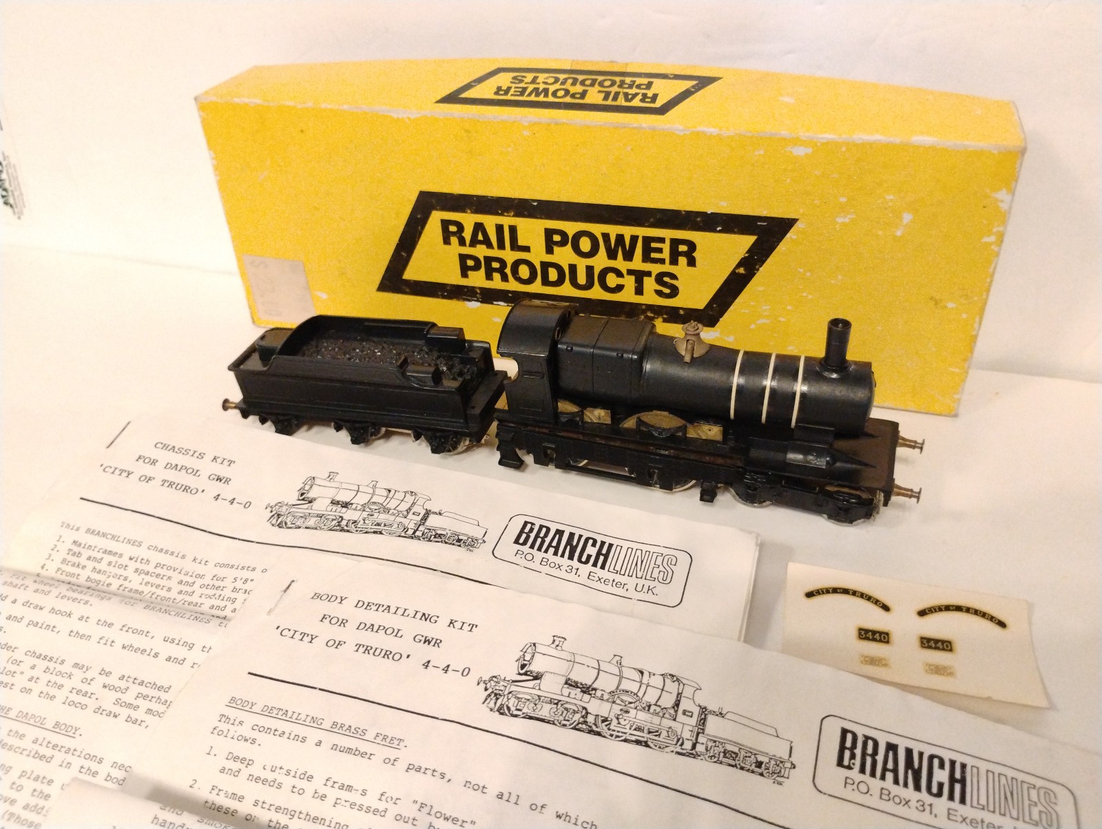 Dapol City of Truro 440, locomotive kit, Branch Lines