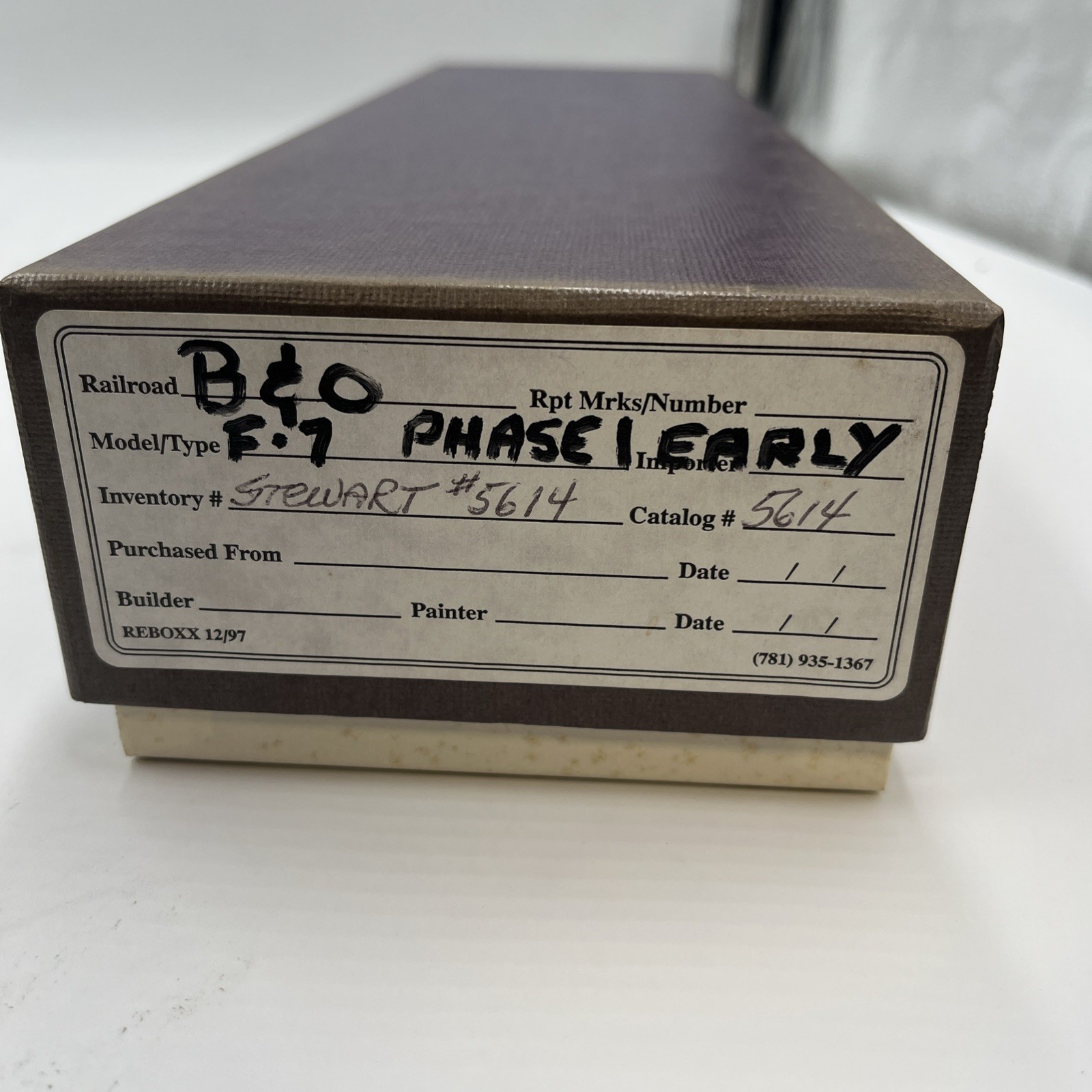 HO Scale F7A Ph 1 Early B&O #5614 – HO-Scale A&B Unit tested and works