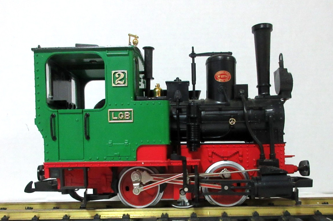 Vtg LGB Lehmann Gross Bahn G Scale 2020 Green Locomotive No Box