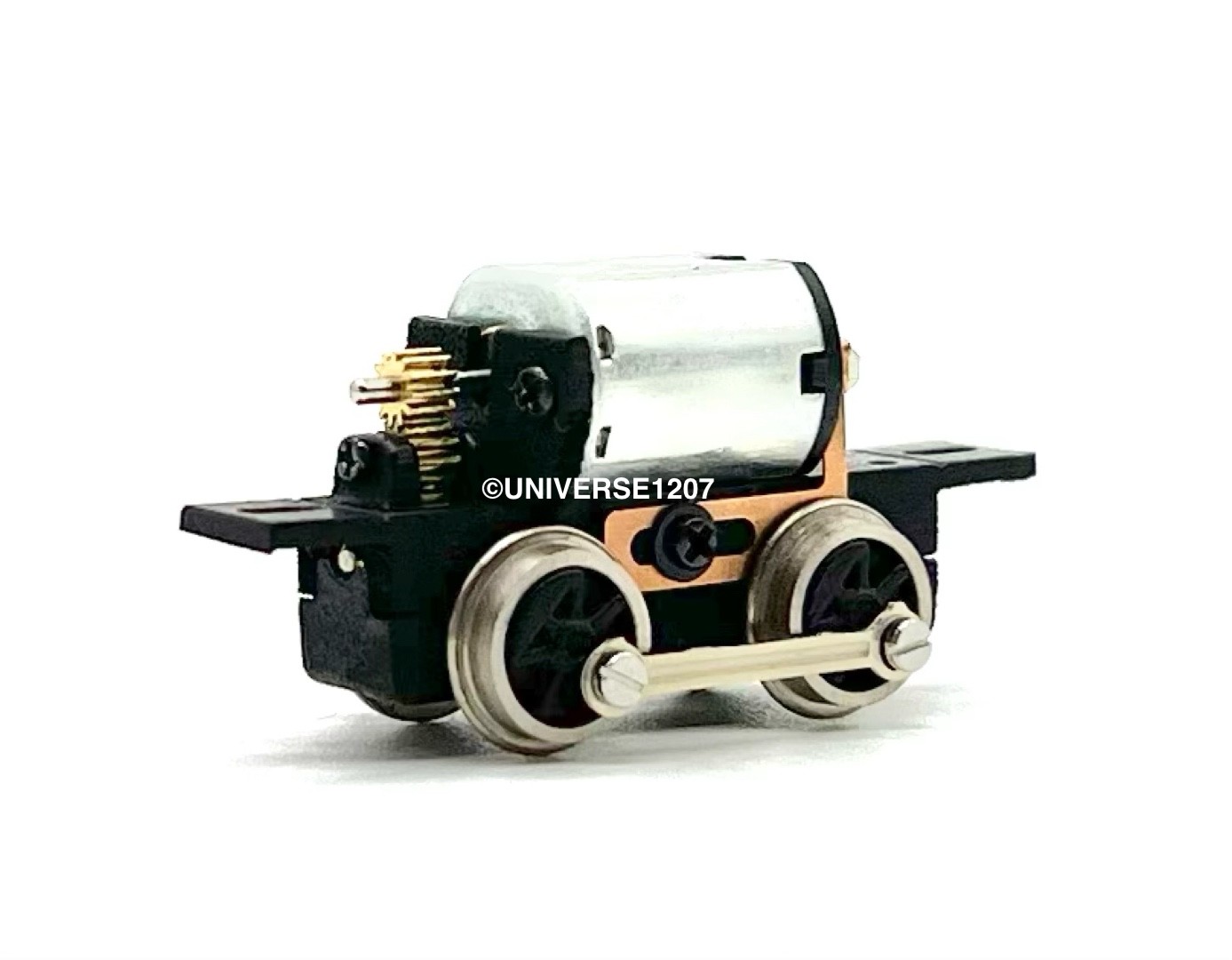 N/HOn30/HOe/009 Gauge 0-4-0 Rod-Driven Locomotive Power Drive Chassis 14mm/7mm