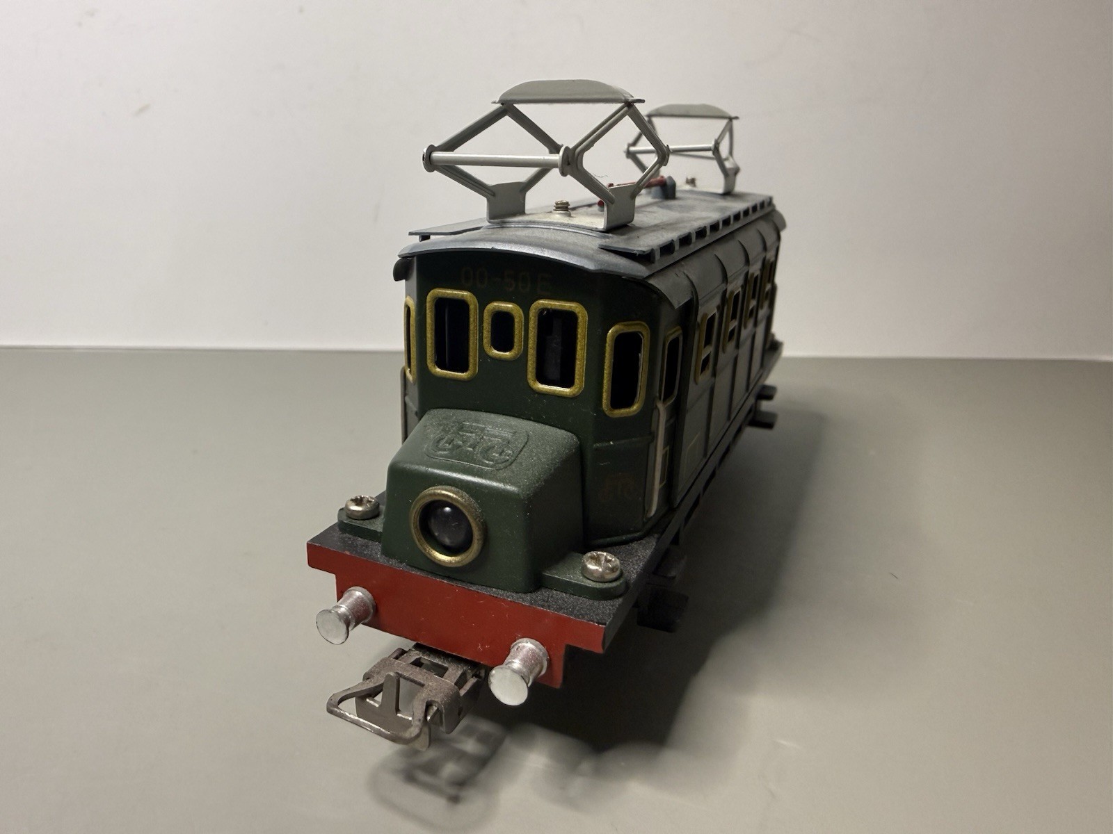 Märklin 00-50 E Electric Locomotive Green Tinplate Train Untested Germany
