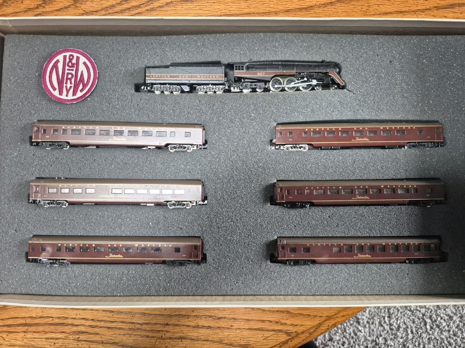 N Scale Rivarossi Con-Cor Norfolk & Western Powhatan Arrow Limited Edition Set