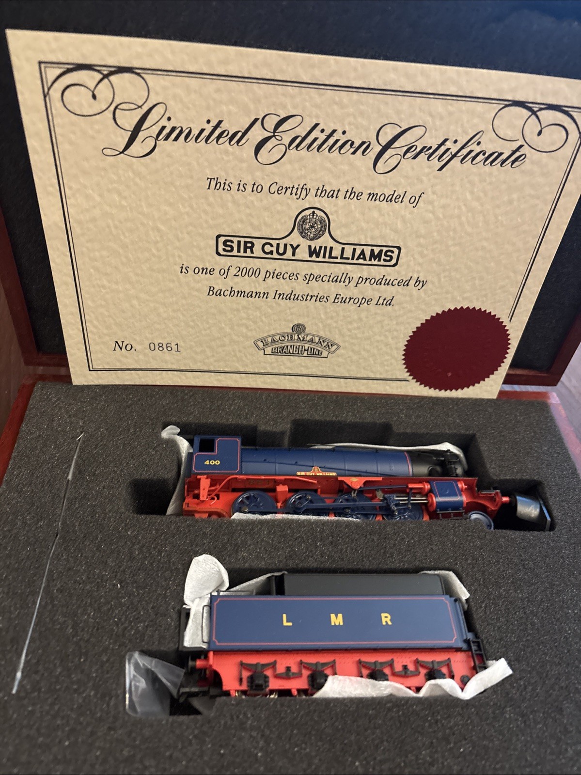 Bachmann Sir Guy Williams WD Austerity Steam Locomotive LIMITED EDITION MINT