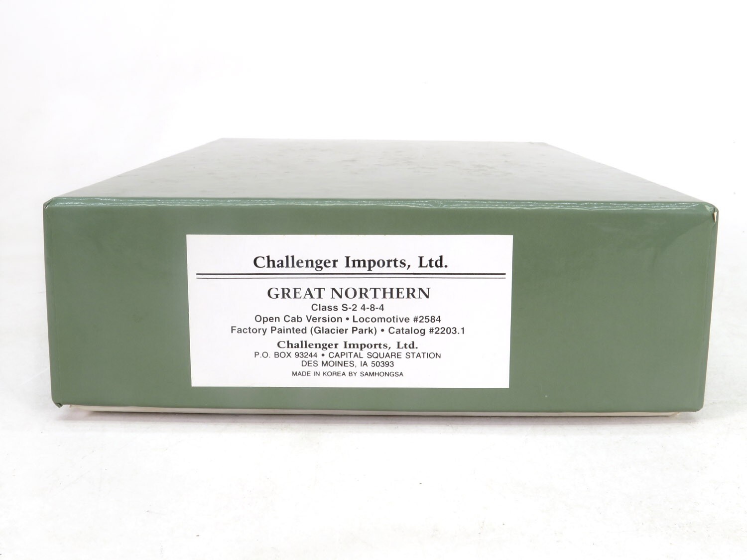 Challenger Imports 2203.1 Great Northern S-2 4-8-4 Brass Steam Loco, HO Scale