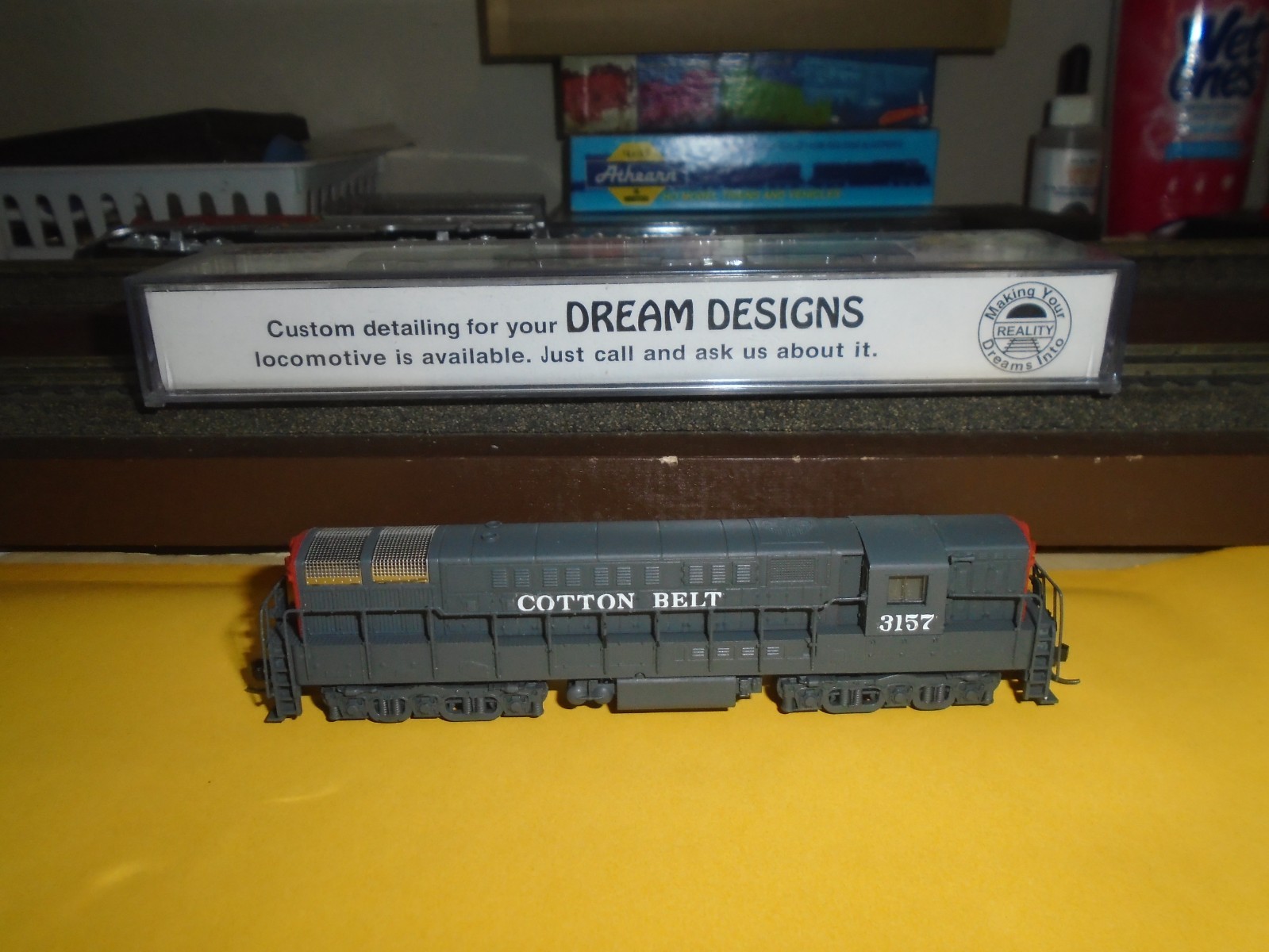 ATLAS / DREAM DESIGNS POWERED FM H24-66 TRAINMASTER – COTTON BELT #3157 N