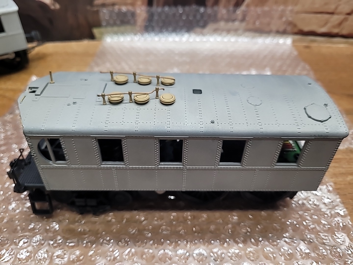 MTH O Gauge Undecorated Electric Boxcab’s Loco For Parts Or Project