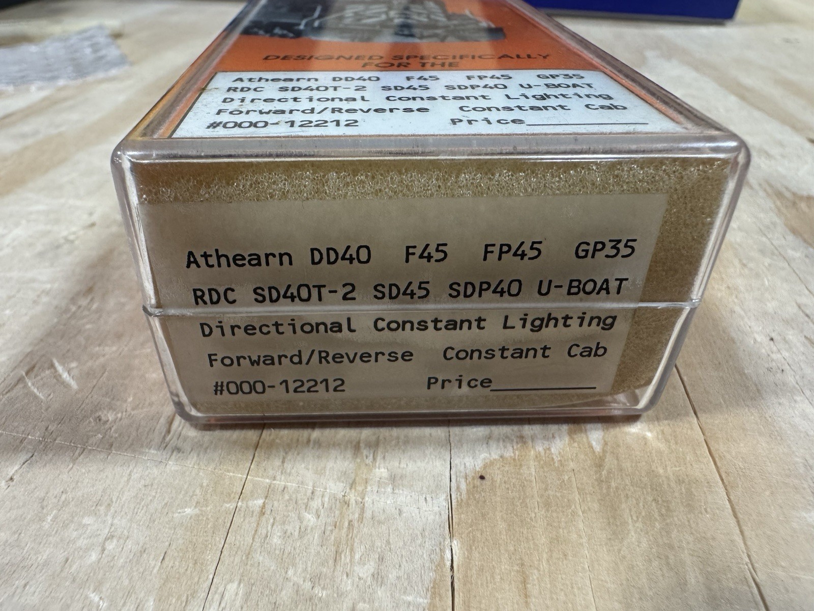 Accurate Lighting HO Scale #000-12212 Directional Constant Lighting Unit Ath SD