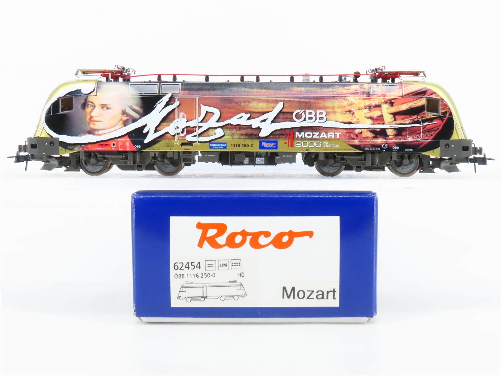 HO Roco 62454 OBB “Mozart 2006” Class 1116 Taurus Electric #250-0 – DCC Ready
