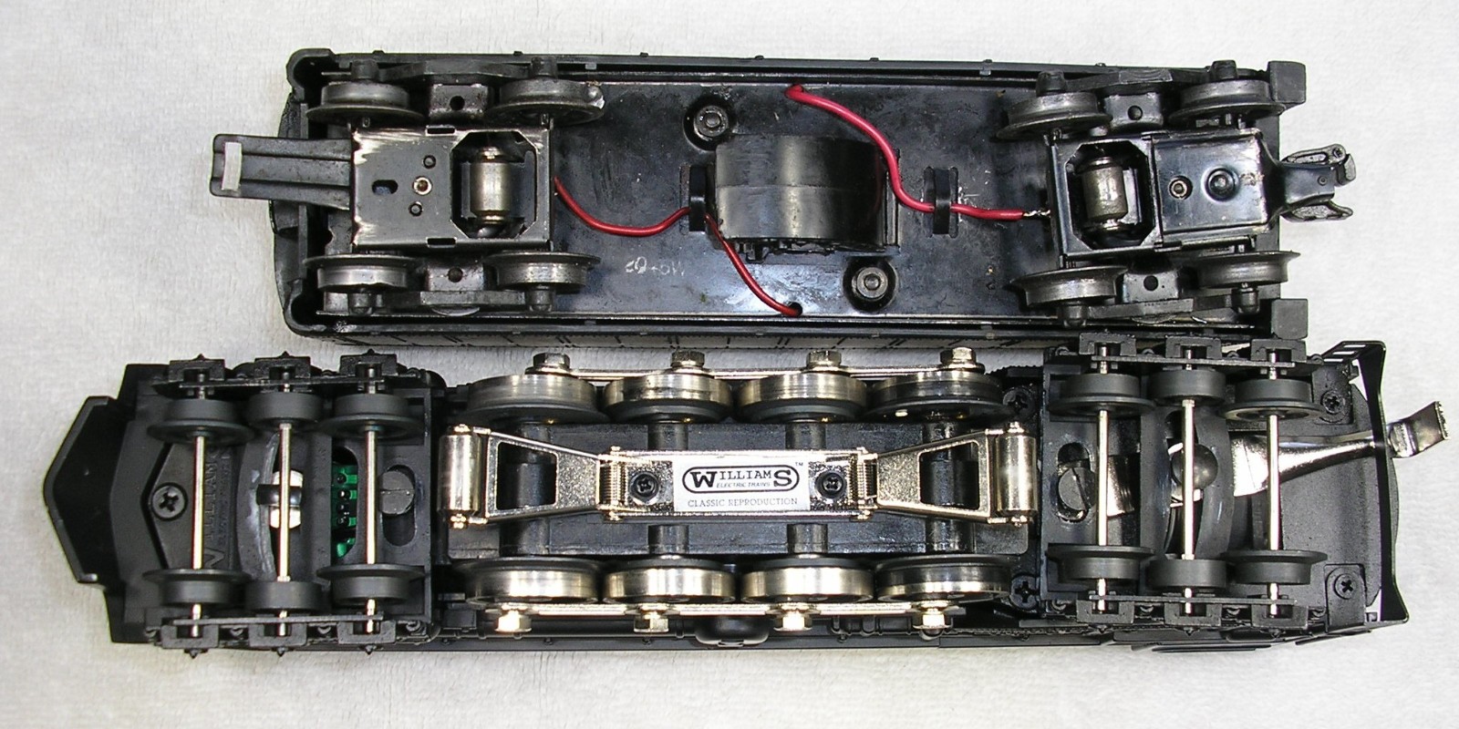 Williams S2-100 S-2 Turbine 6-8-6 w/ Lionel 2046W-50 Tender, Needs Motor, TLC