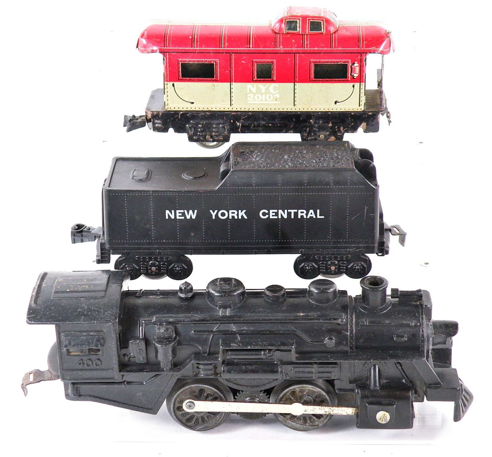 Marx 400 Steam Locomotive & Tinplate Caboose 1952-58