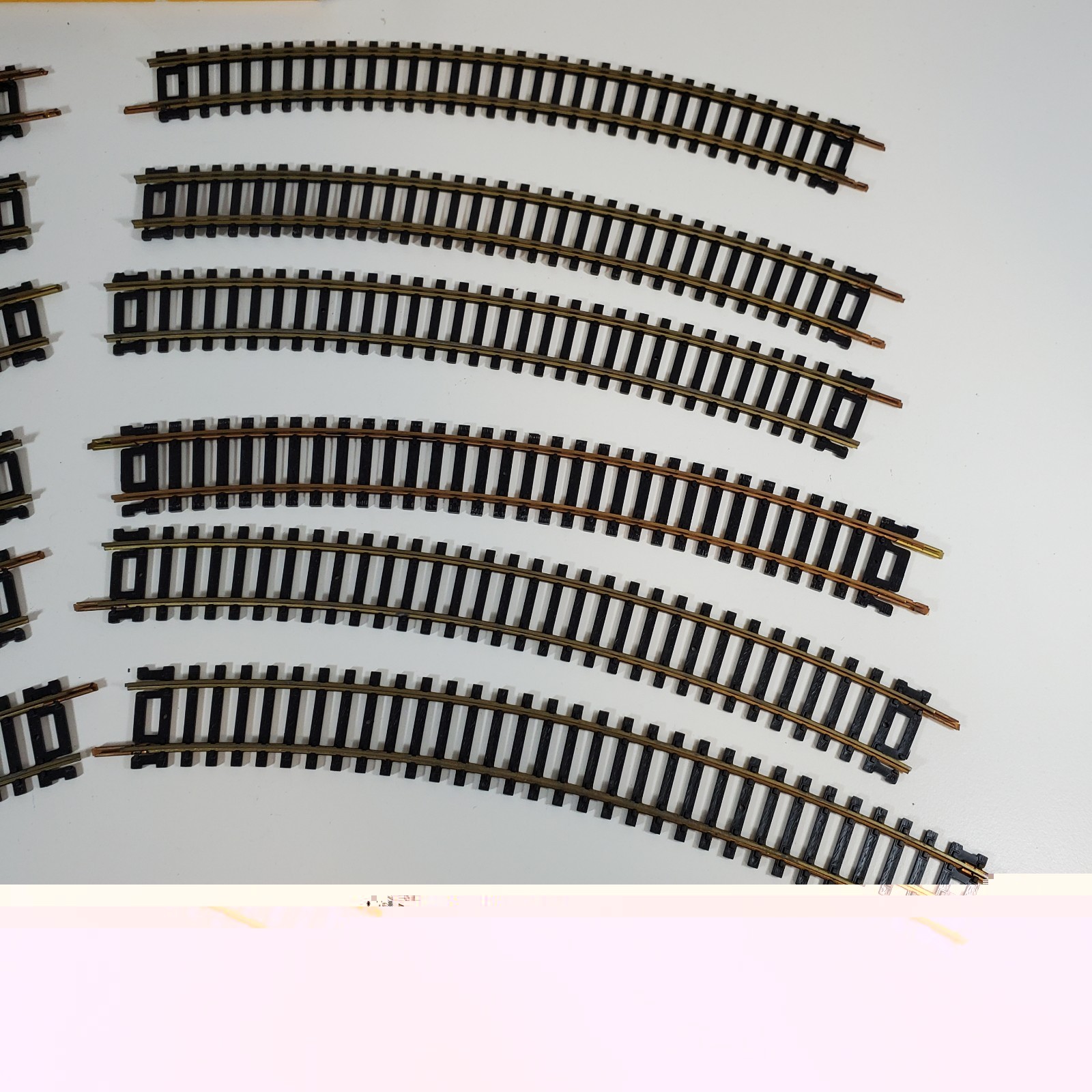Bachmann HO Scale 12 Piece Train Track Set Model 1772 Plastic Metal Vintage