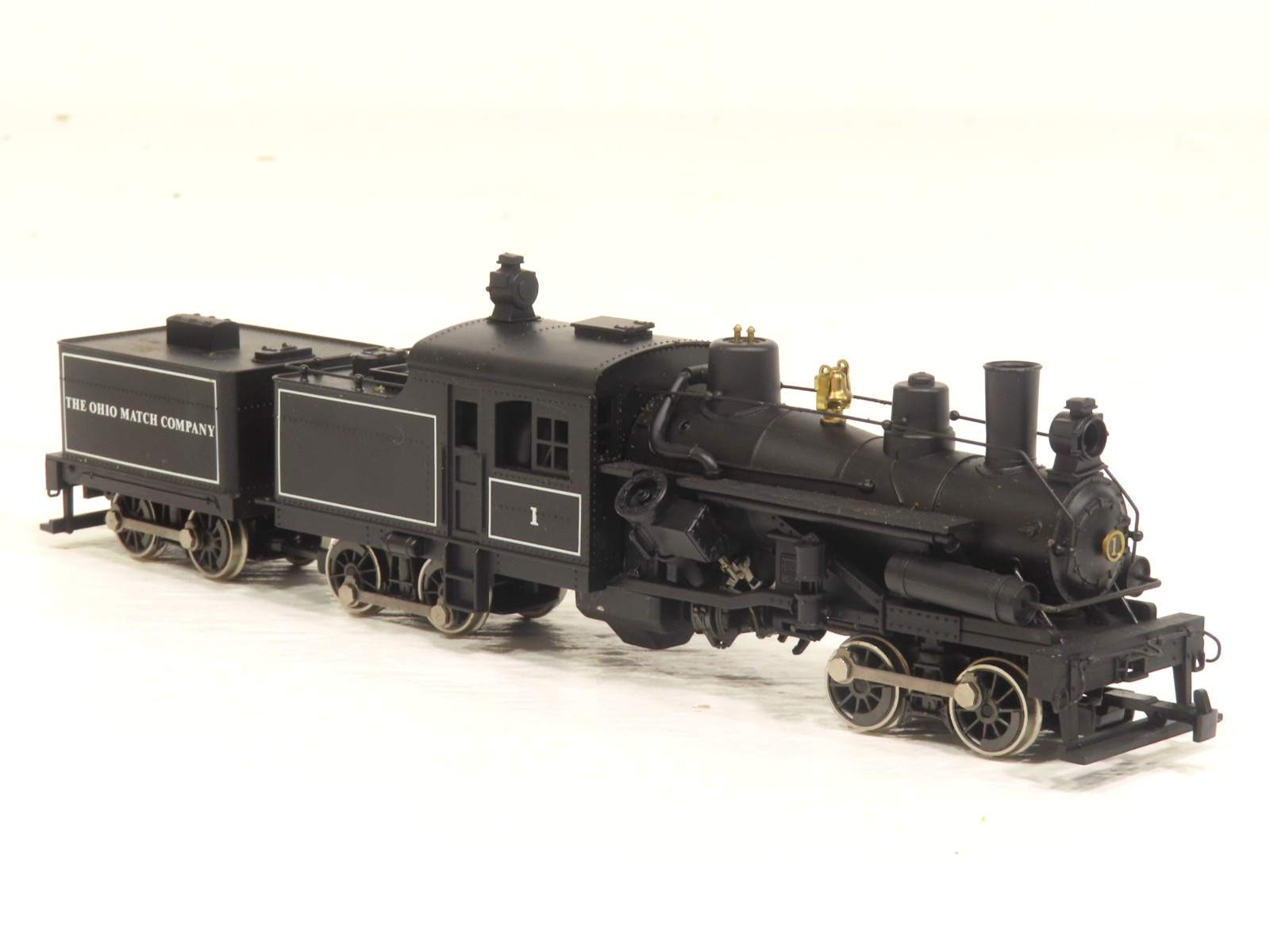Rivarossi 1569 HO The Ohio Match Co. DC Steam Loco & Log Car Set No Box LN 13205