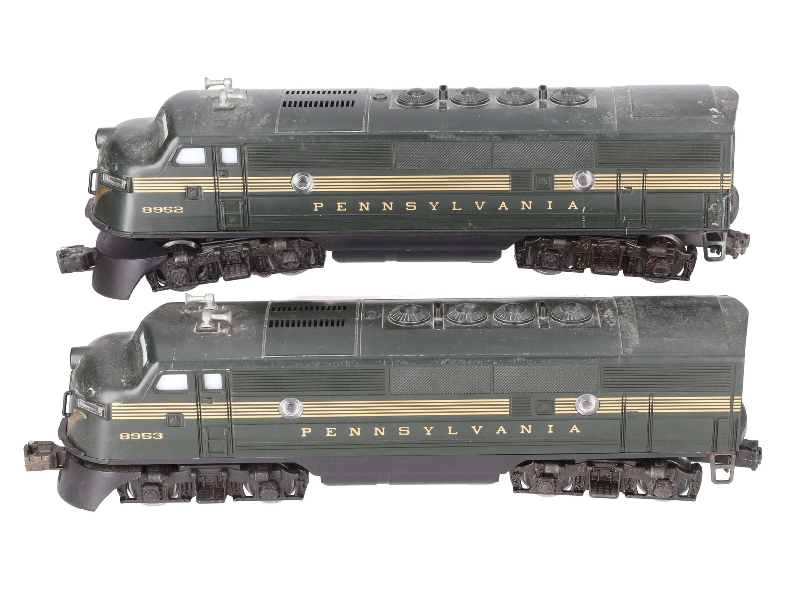 Lionel 6-8952 O Gauge Pennsylvania F-3 AA Diesel Locomotive Set