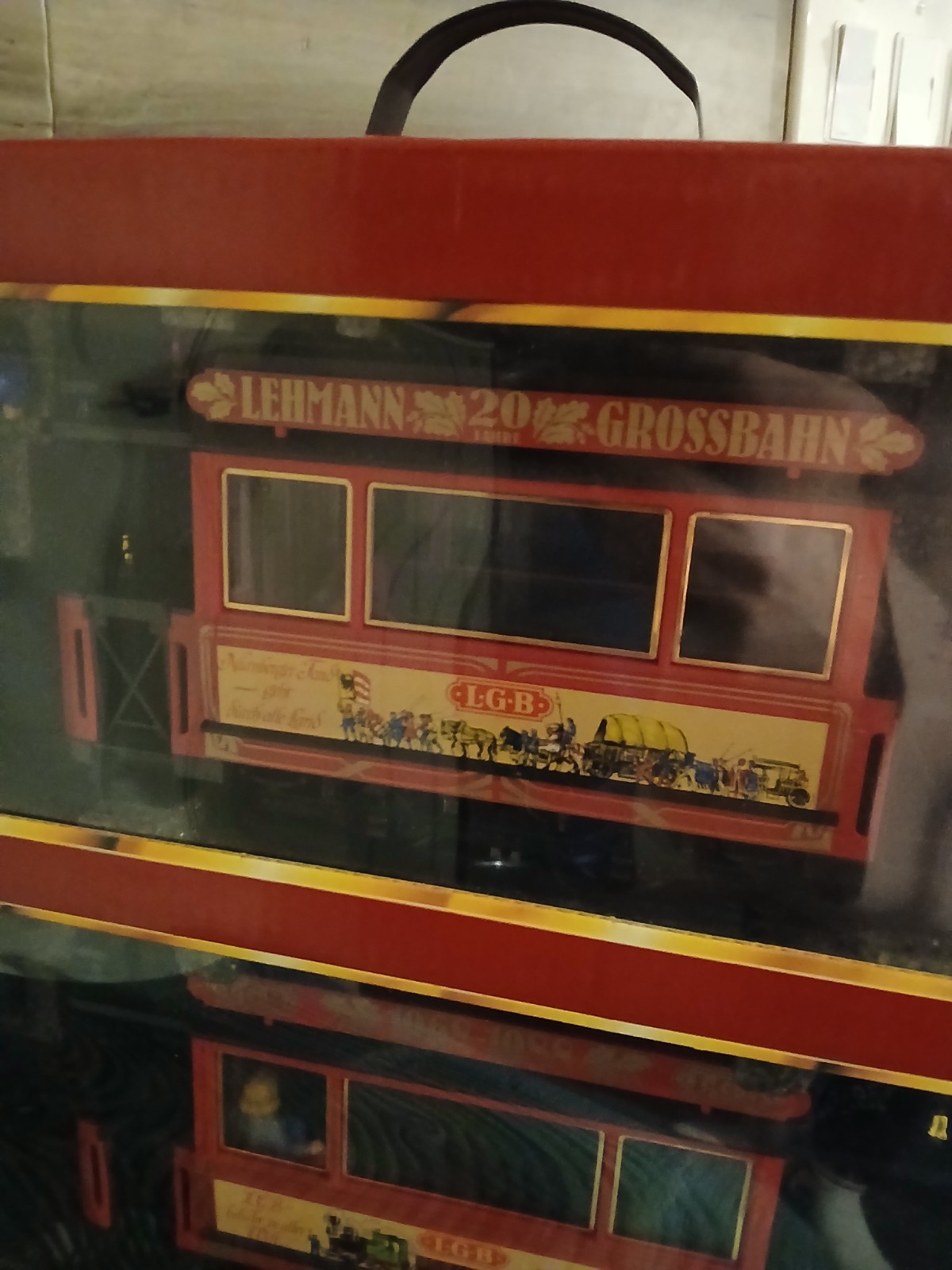 LGB 2030 Anniversary 1968-1988 Trolley set Vintage Lehmann Germany