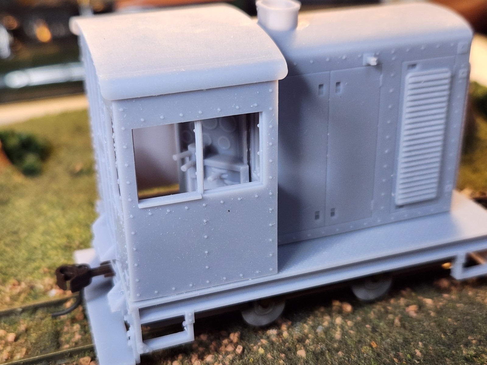 On30 Freelance “Davenport” Switcher Kit 3D Printed With Cab Interior Details