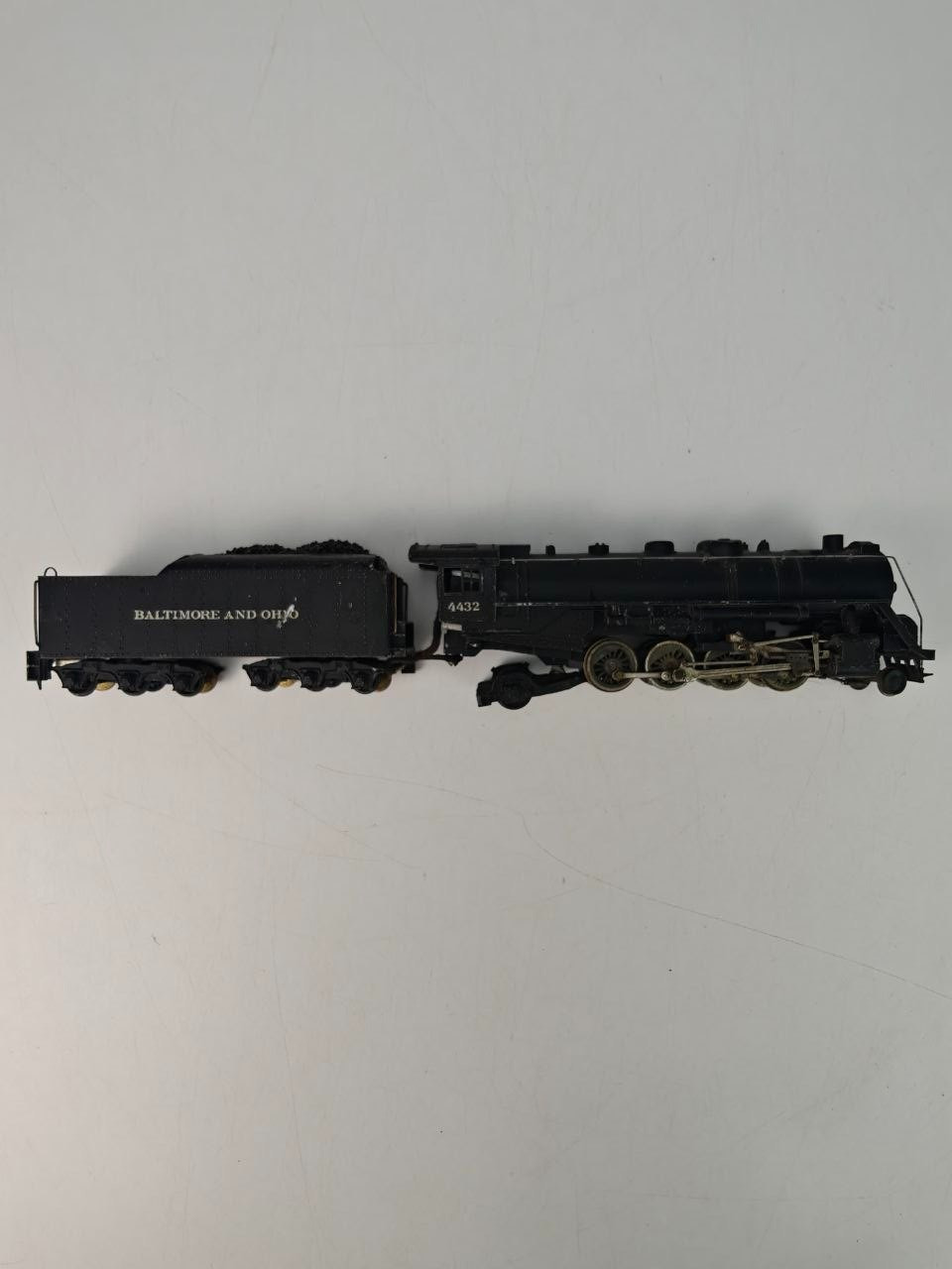 Mantua Tyco HO B&O 4432 2-8-2 Mikado Die-Cast Loco Tender READ