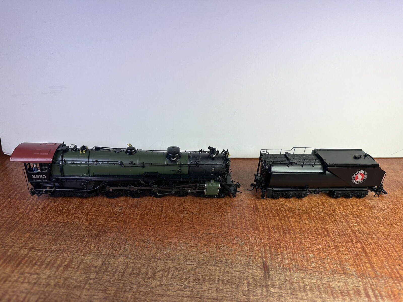 HO Scale 2871 Broadway Limited Brass Hybrid Great Northern S2 4-8-4 #2580 GN
