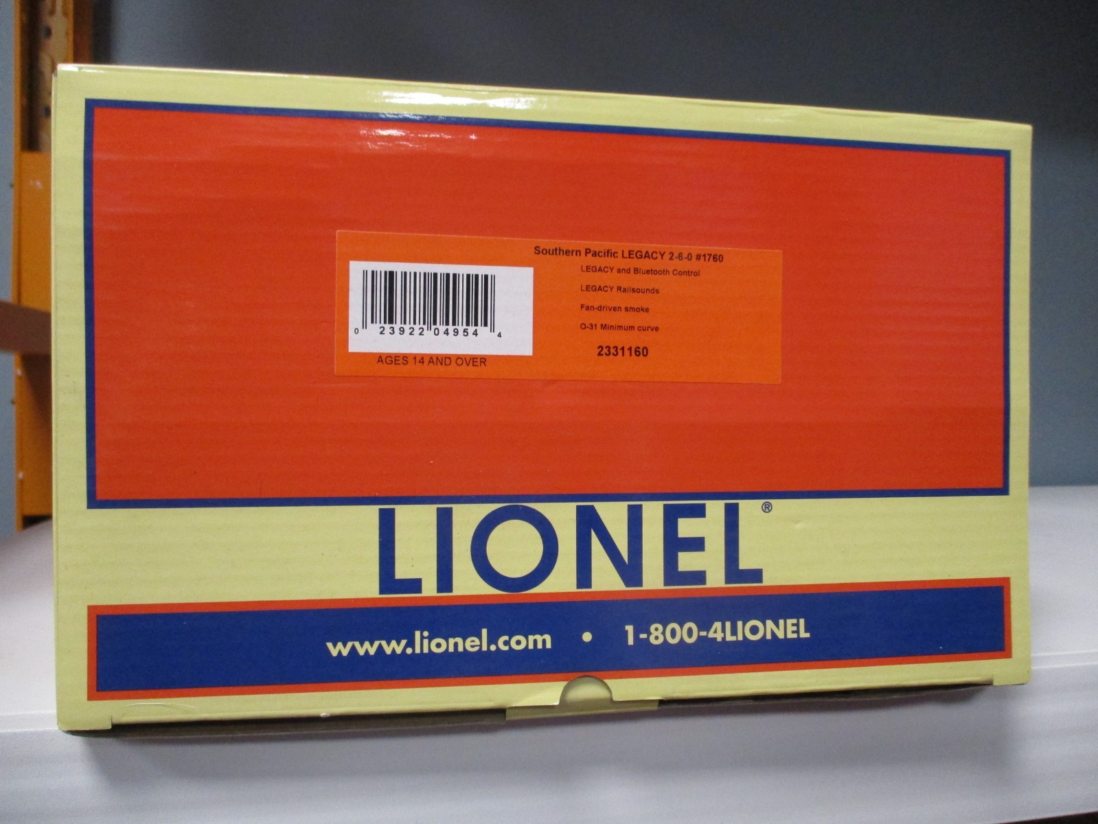 Lionel 2331160 Southern Pacific LEGACY 2-6-0 #1760 (B-5)