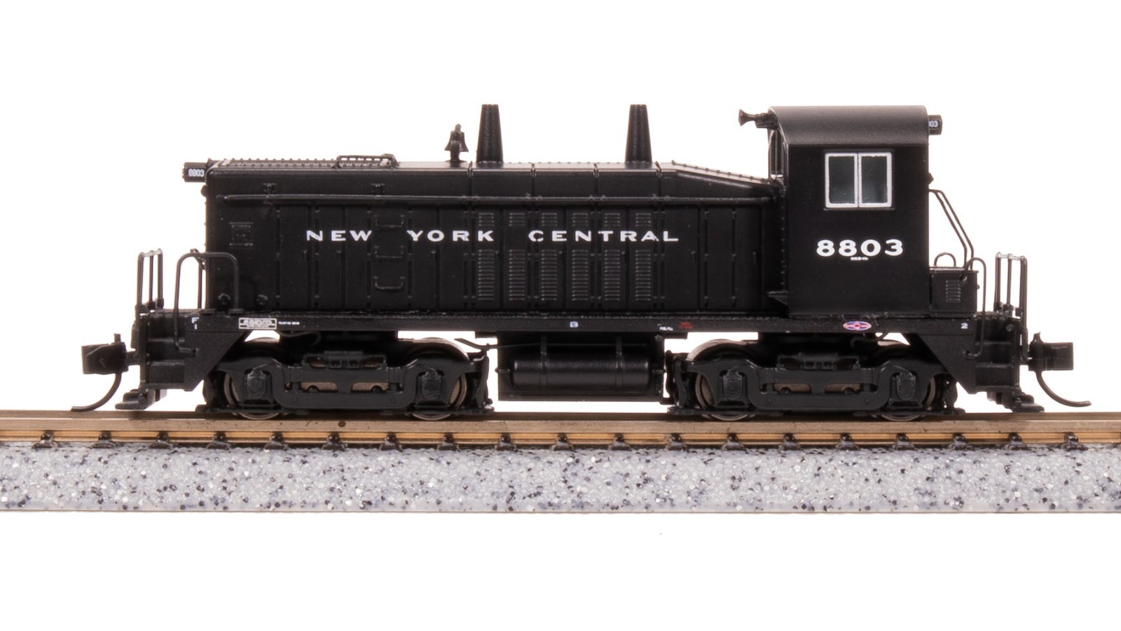 Broadway 7496 EMD NW2, NYC 8803, Black w/ White, Paragon4 Sound/DC/DCC, N
