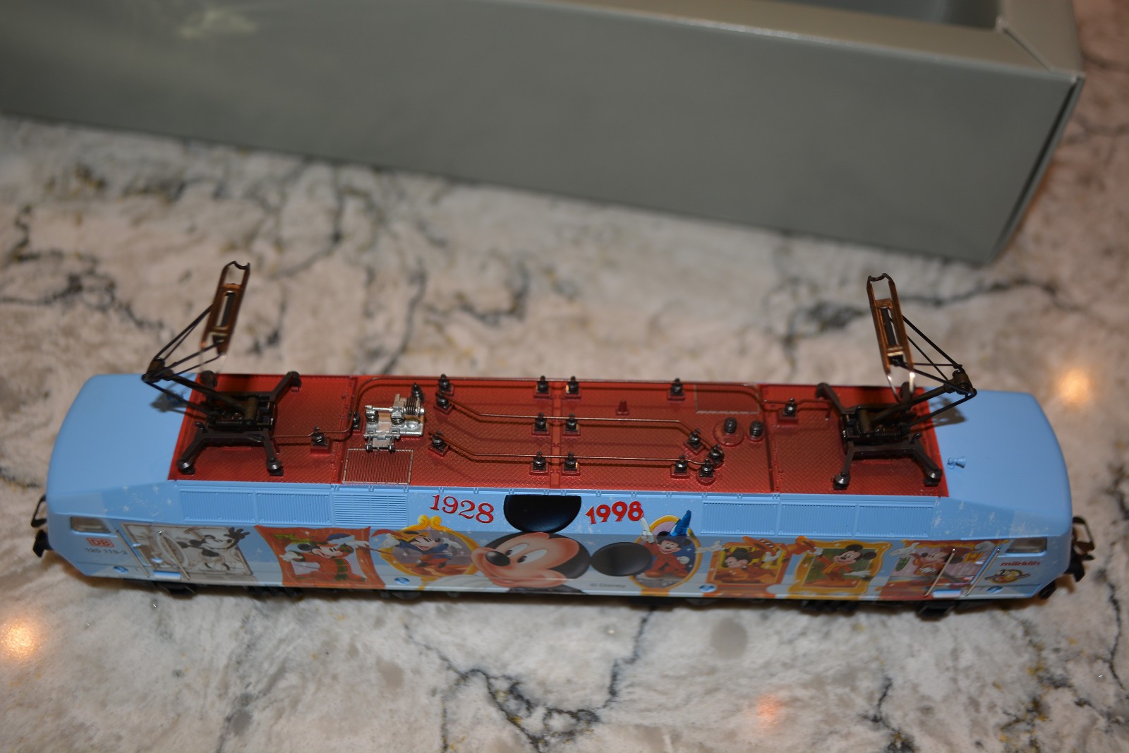 Marklin HO 37535 Special BR 120 Electric Loco in the Mickey Mouse Livery, NIB