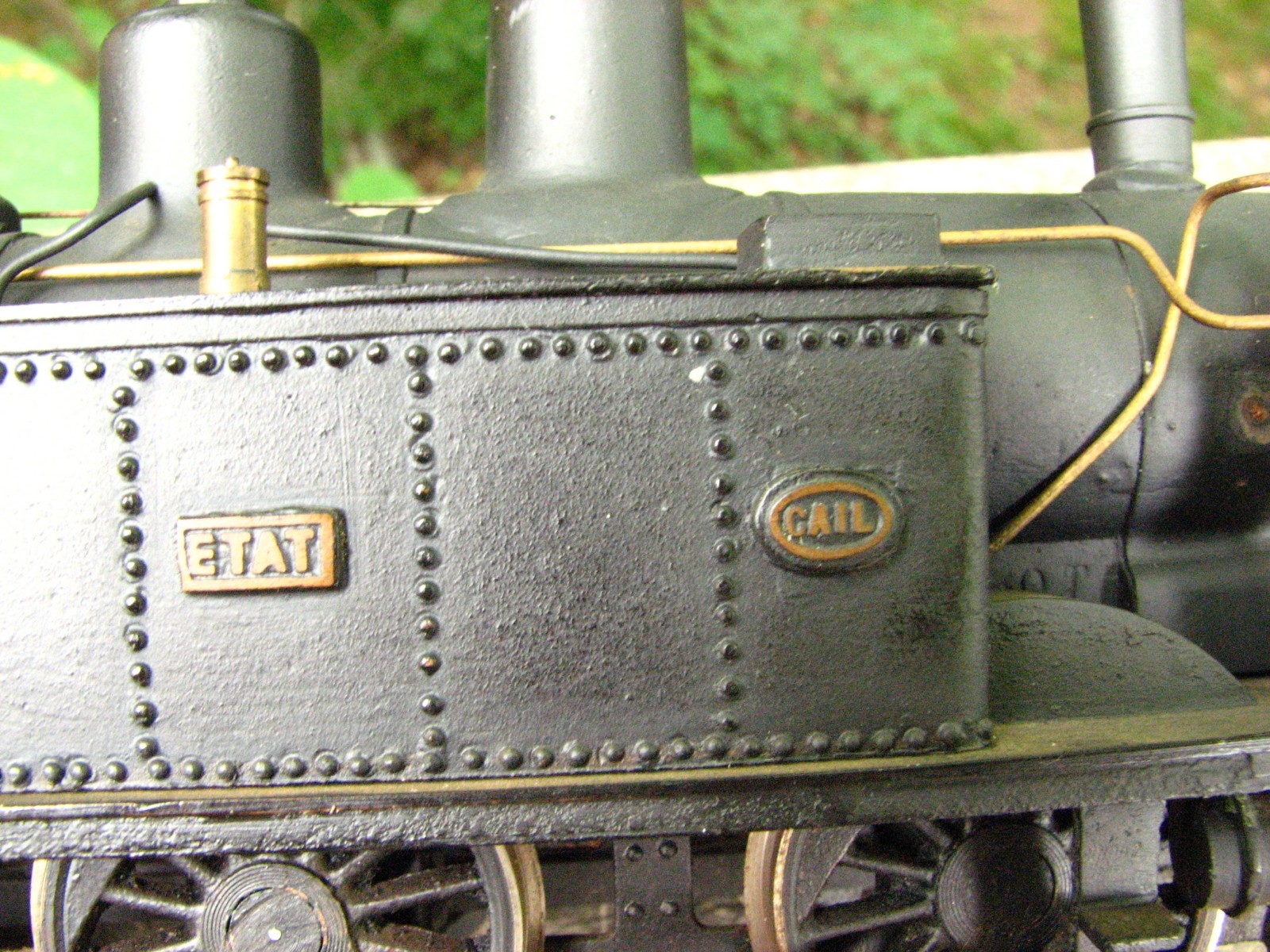 European French ETAT 0-6-0 O Scale 32MM Tank Style Brass Steam Engine Locomotive