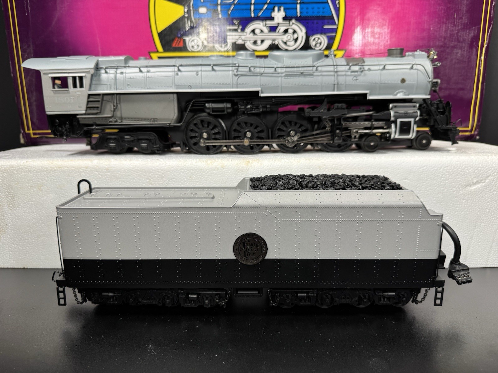 MTH 20-3083-1 Atlantic Coast Line 4-8-4 Northern steam engine #1801 PS2 BCR EX