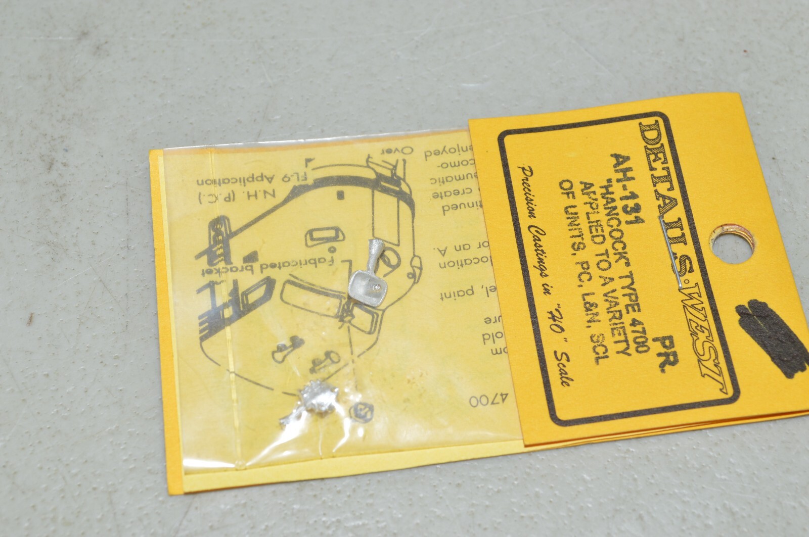 HO scale locomotive PARTS Details West AH-131 air horn Hancock (2)