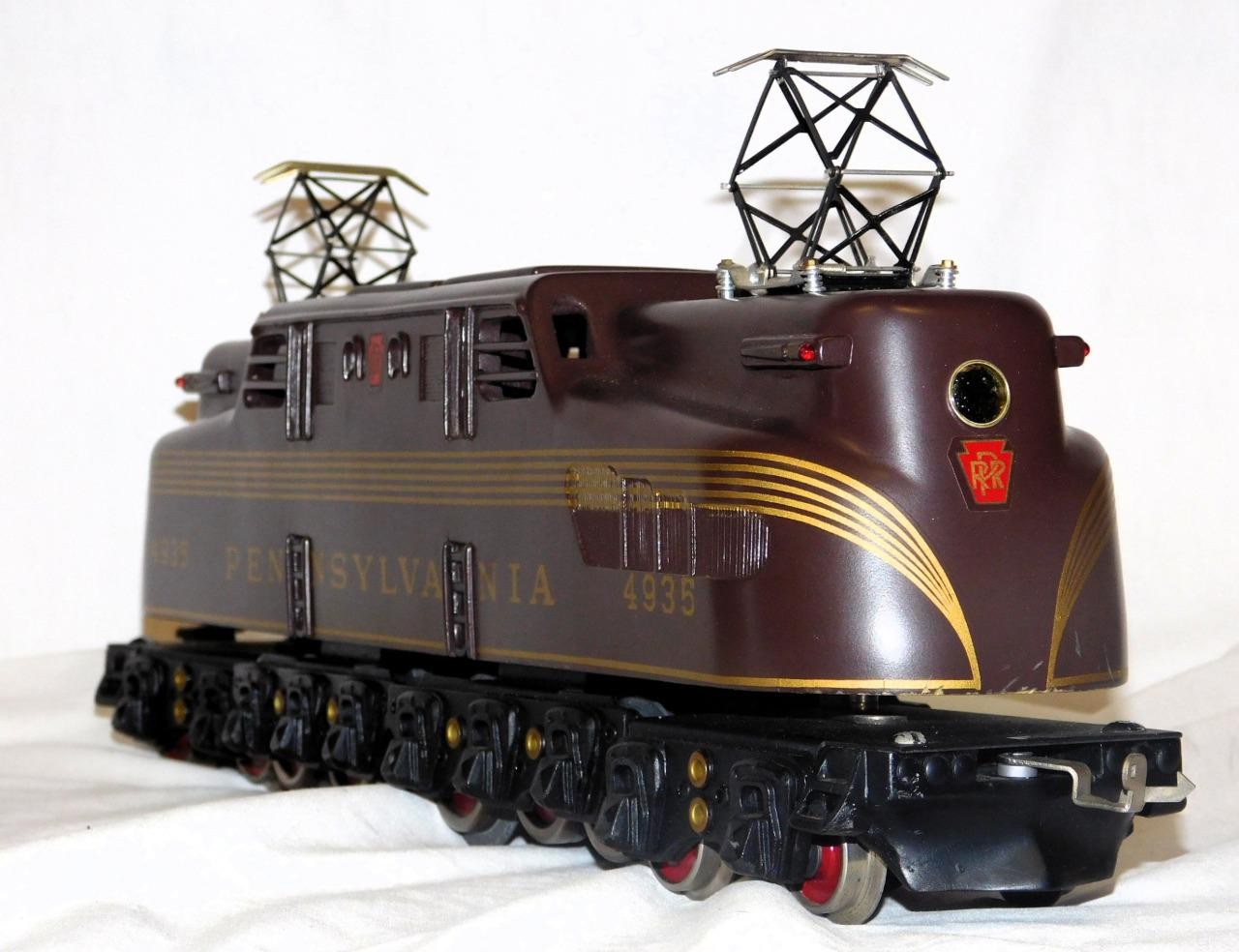 HTF John Daniels GG-1 4935 w/sound Standard Gauge engine Runs Tuscan 2motors JAD