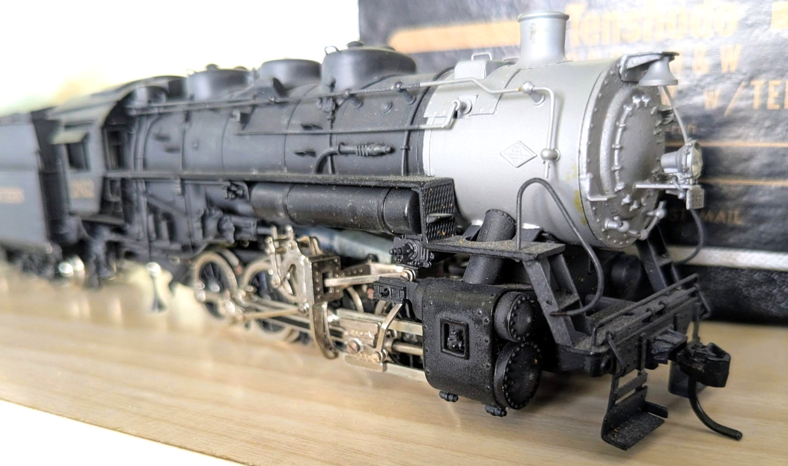 **L@@K! BRASS C&O N&W 0-8-0 STEAM LOCO TENSHODO PFM HO **RUNS G@@D **SUPER NICE!