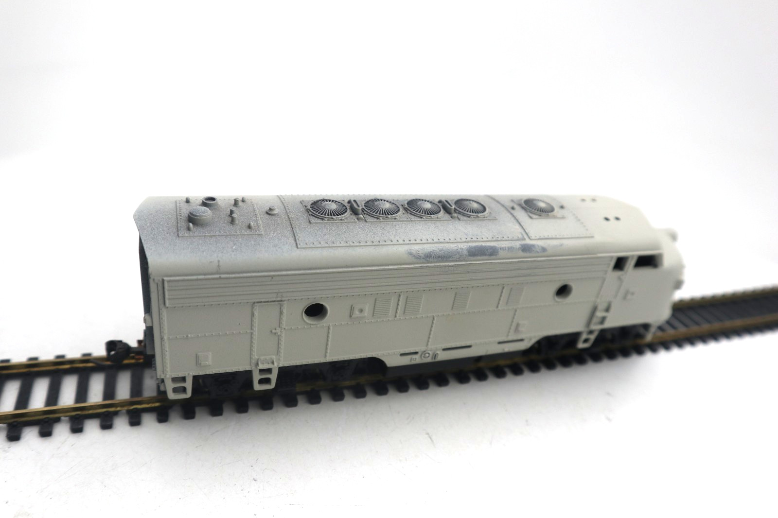 Vintage Athearn, HO, Repainted White F-7 Diesel Engine, C-7 EX
