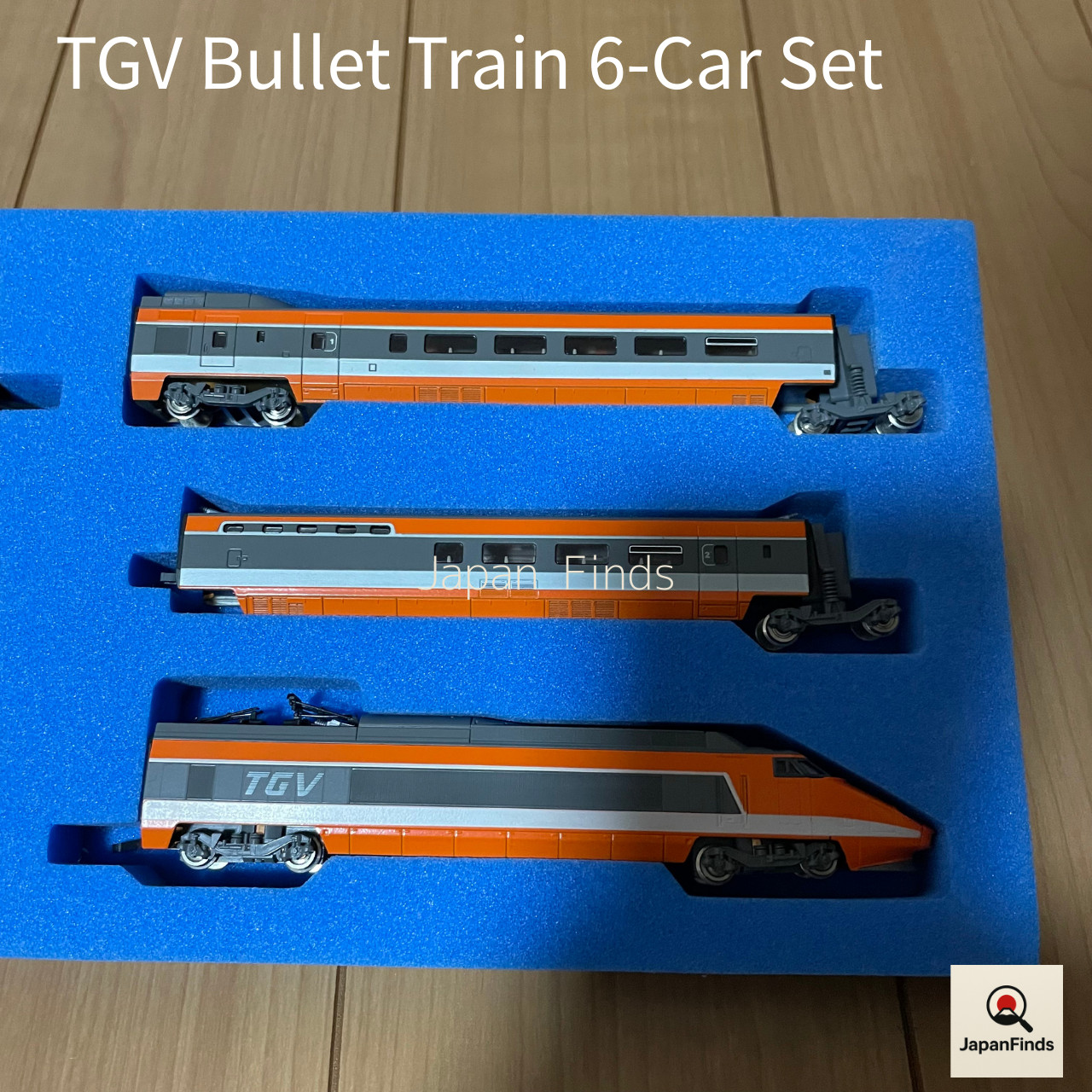 KATO N Scale TGV S14701 SNCF French Bullet Train 6-Car Set Lights Work