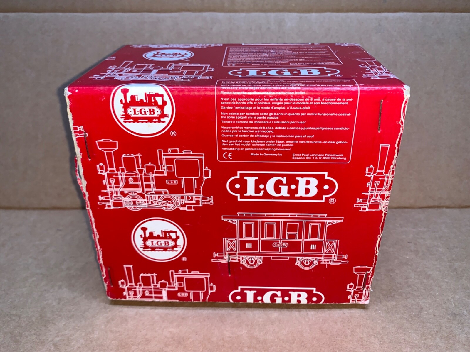 LGB 2001 TRACK INSPECTOR’S HANDCART WITH ORIGINAL BOX