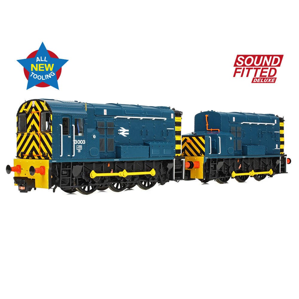 Bachmann 35-946SFX OO Gauge Class 13 13003 BR Blue DCC SOUND DELUXE