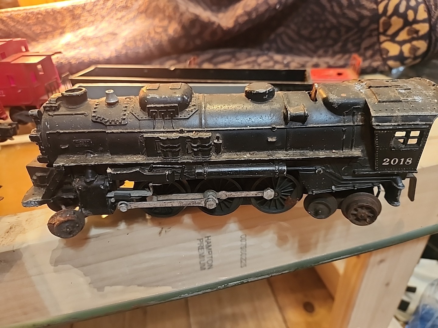 LIONEL Post War 2018 2-6-4 Engine 1956-61 7 Piece Set For Parts Or Repair Look